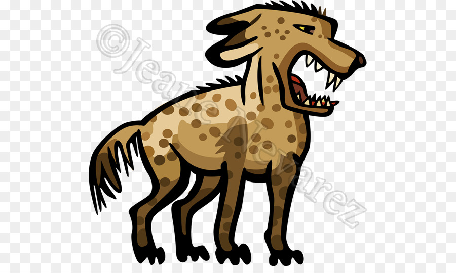 La Hyène，Chien Sauvage Africain PNG