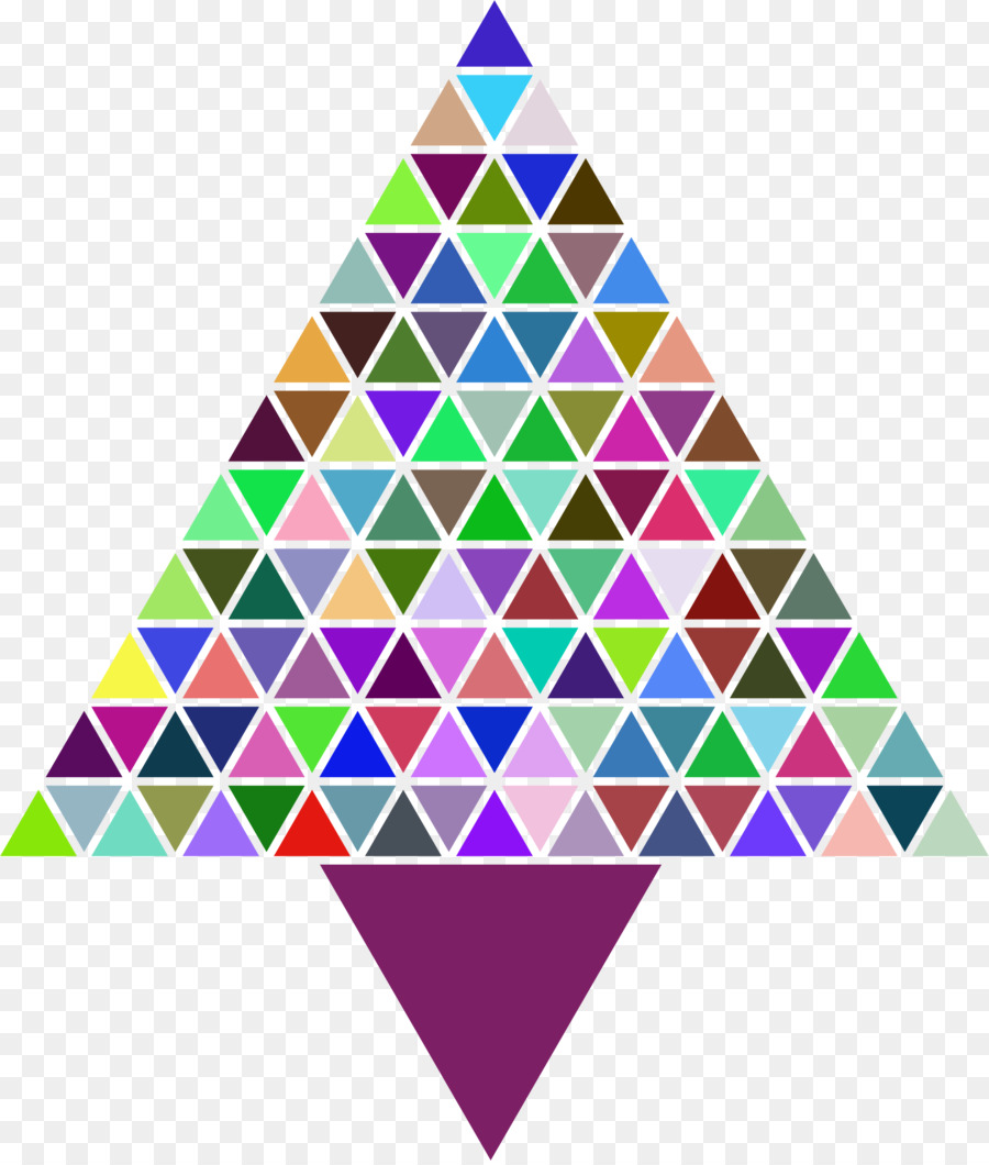 Triangles Colorés，Géométrique PNG