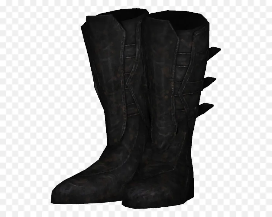 Bottes Noires，Cuir PNG