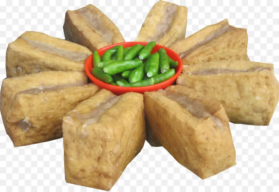 Tofu Frit，Piment PNG