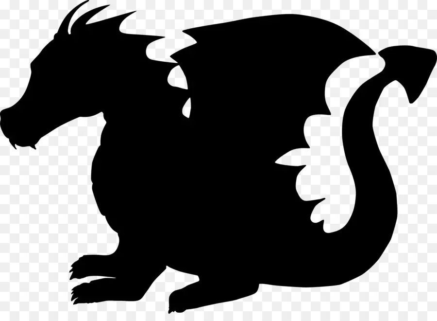 Dragon，Silhouette PNG