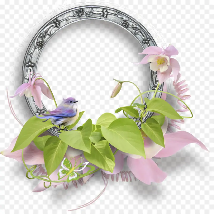 Couronne Florale，Fleurs PNG