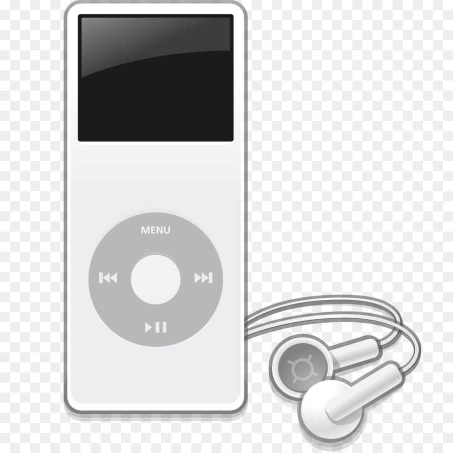 Lecteur Mp3 Blanc，Écouteurs PNG