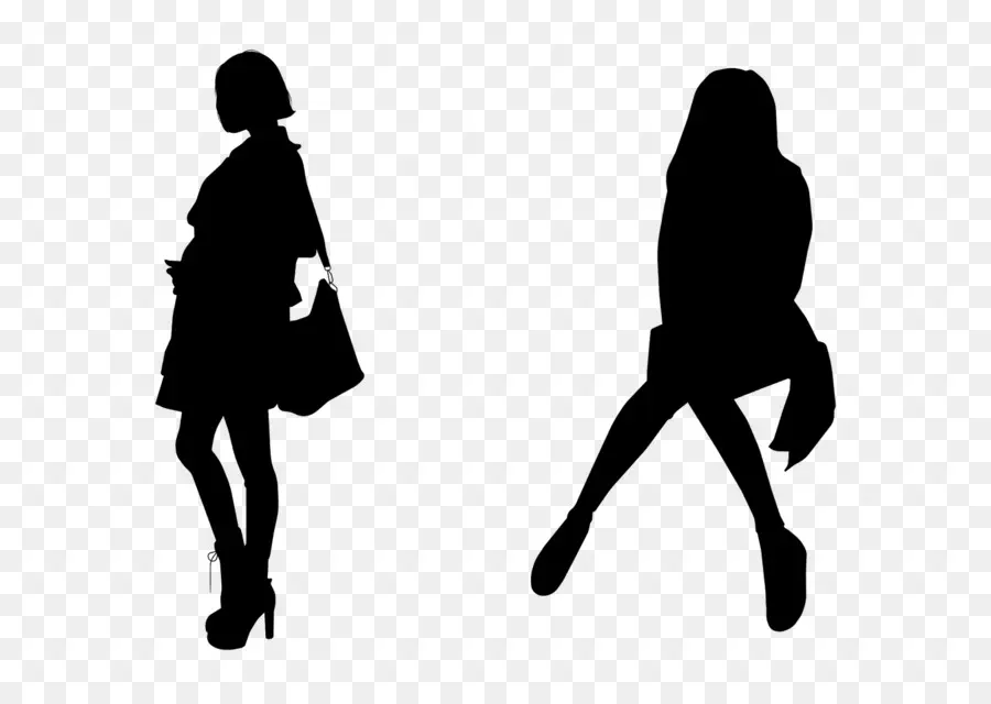 Silhouette，Femmes PNG