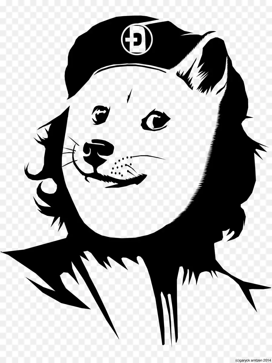 Dogecoin Che Guevara，Chien PNG