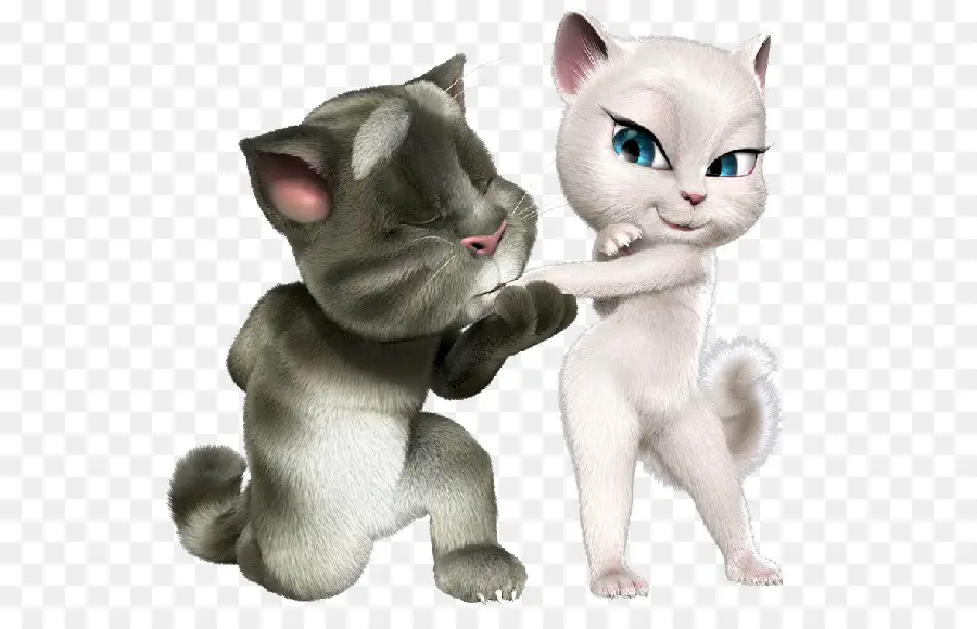 Chats De Dessin Animé，Mignon PNG