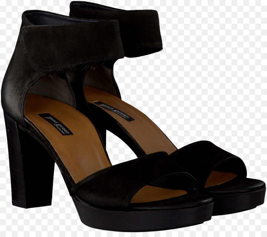 Chaussure Noire à Talon Haut，Chaussure PNG