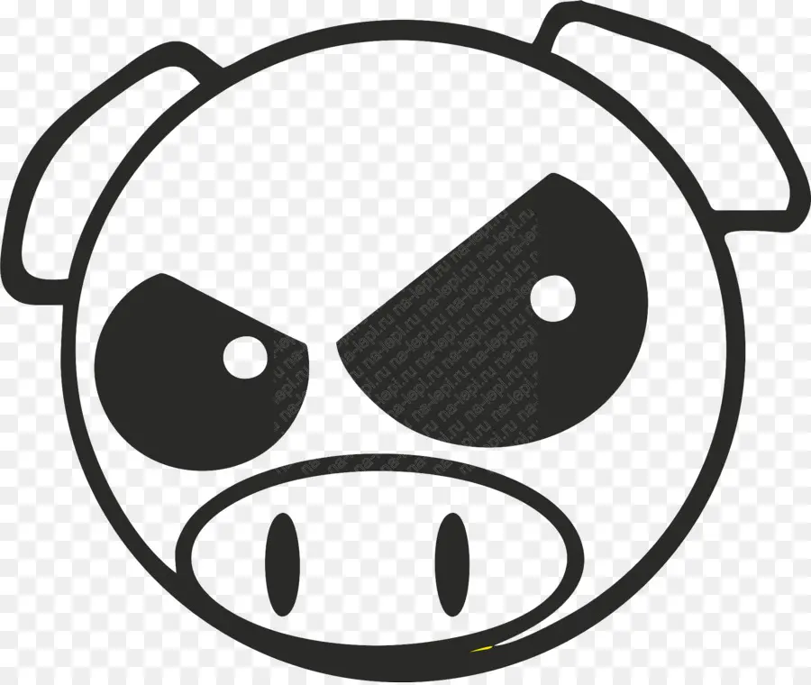 Visage De Cochon，Dessin Animé PNG