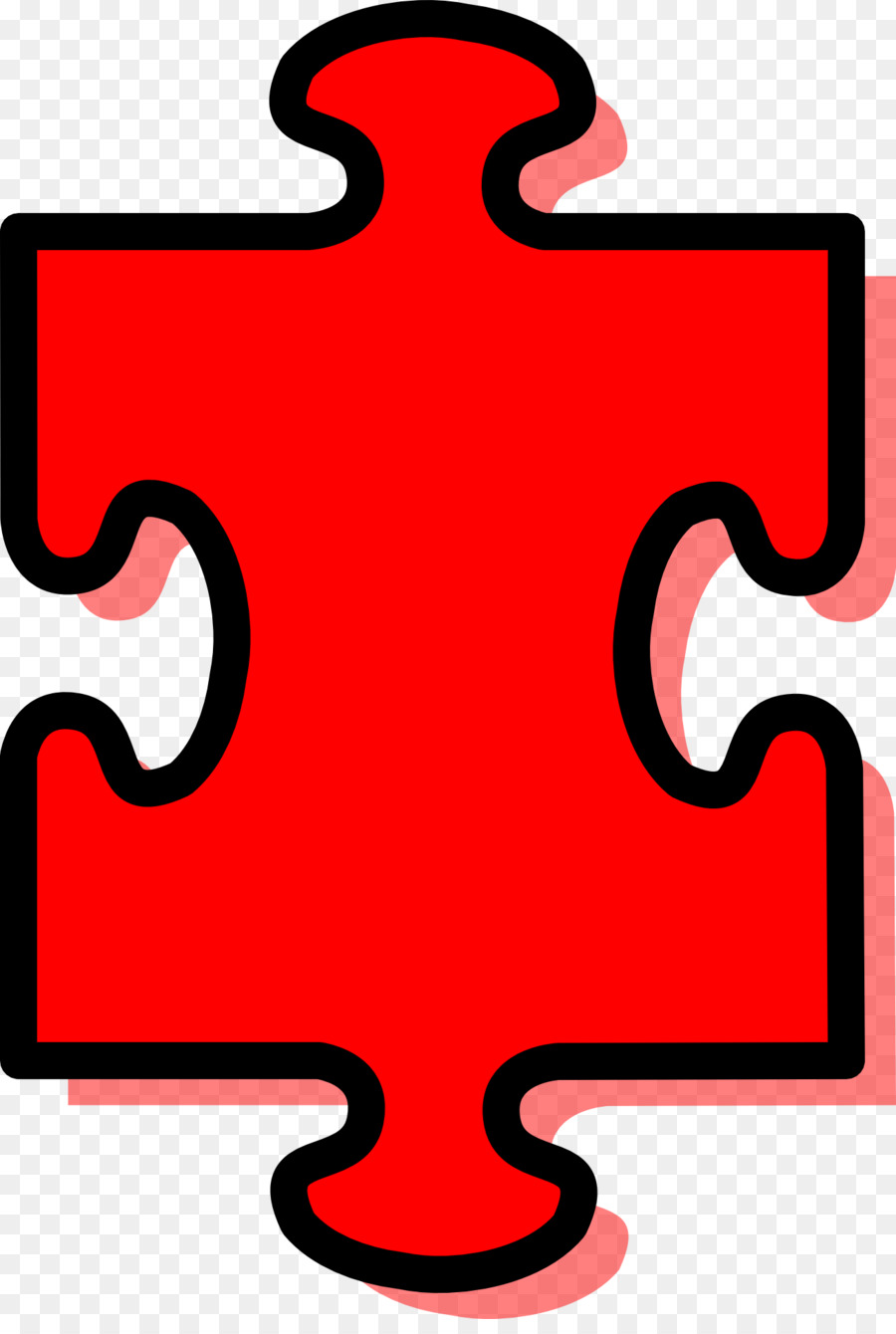 Pièce De Puzzle Rouge，Puzzle PNG