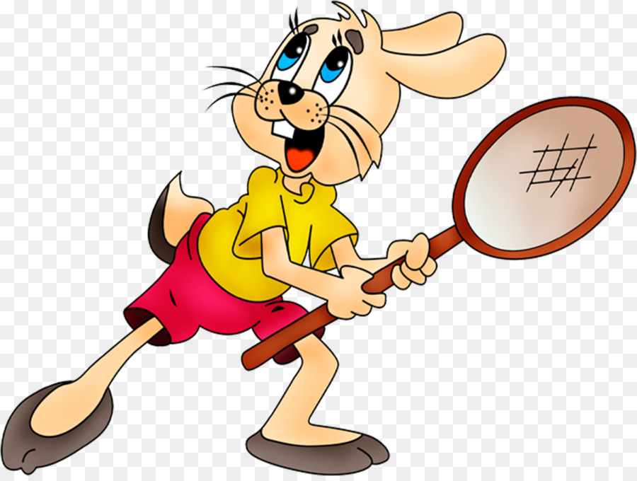 Lapin De Dessin Animé，Tennis PNG