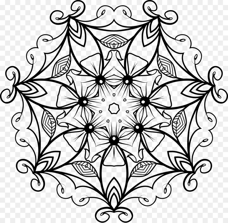 Mandalas，Floral PNG