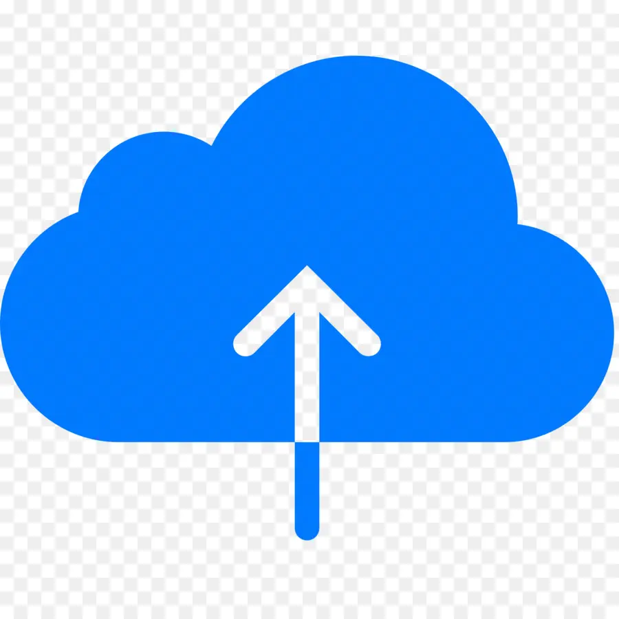 Téléchargement Dans Le Cloud，Bleu PNG