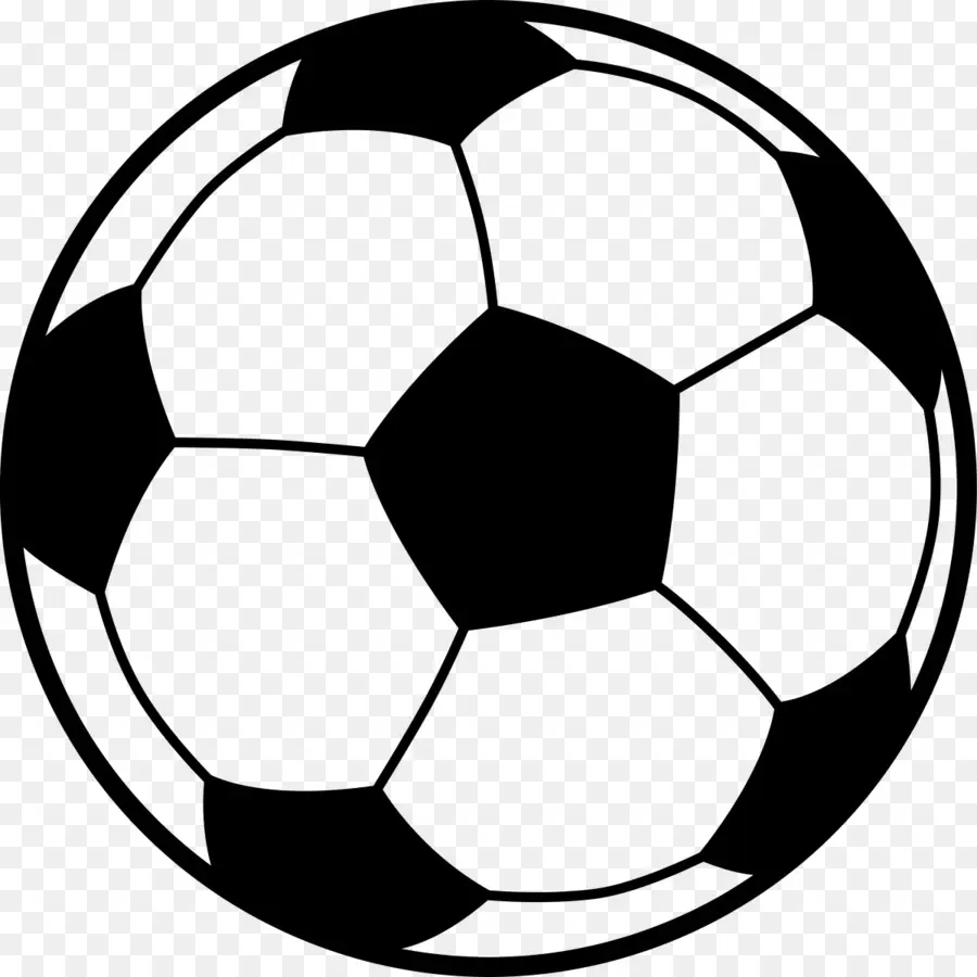 Ballon De Football，Noir Et Blanc PNG