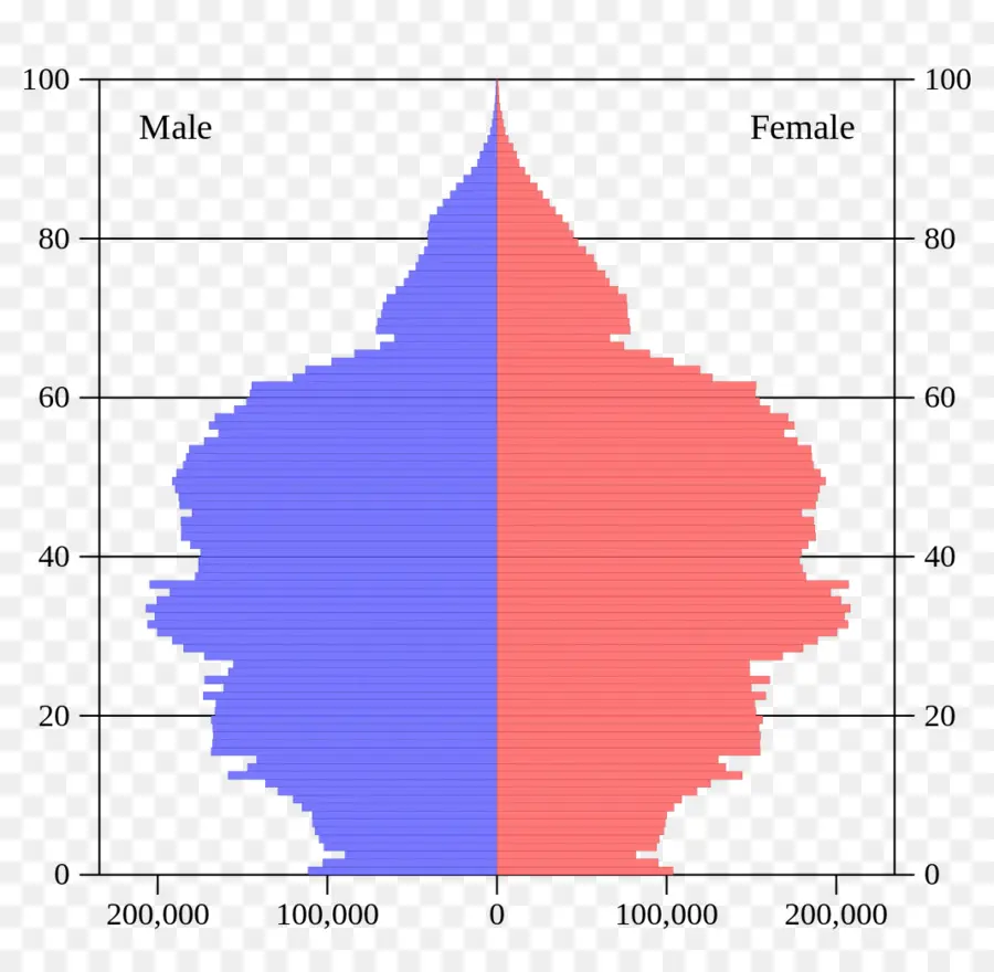 Pyramide Des âges，Données Démographiques PNG