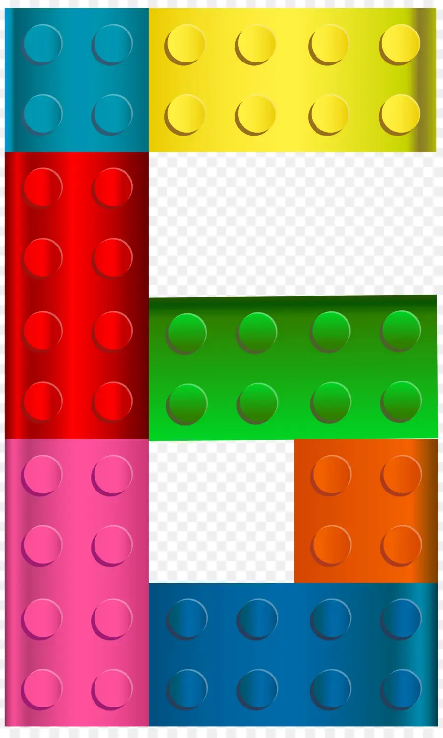 Blocs De Construction，Coloré PNG