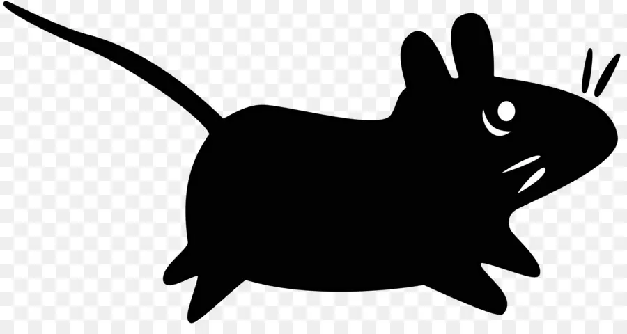 Silhouette De Souris，Rongeur PNG