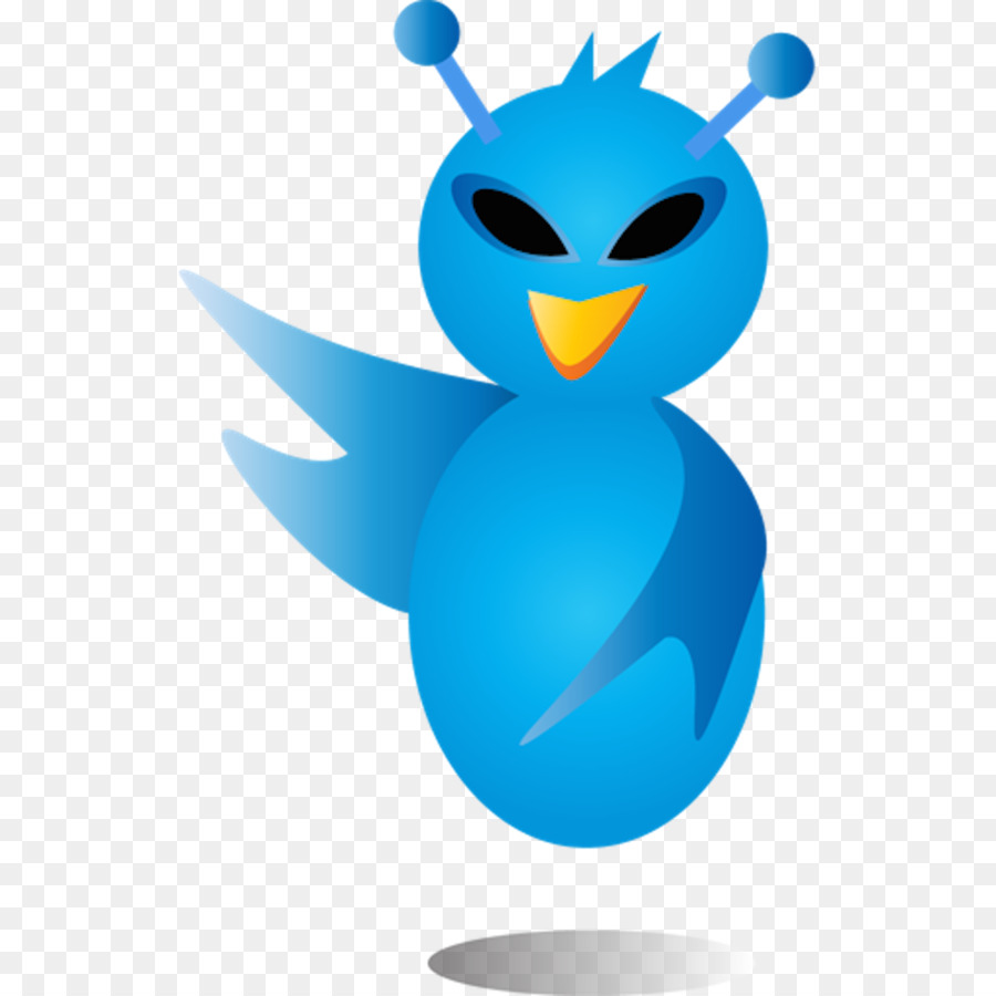 Oiseau Extraterrestre Bleu，Dessin Animé PNG