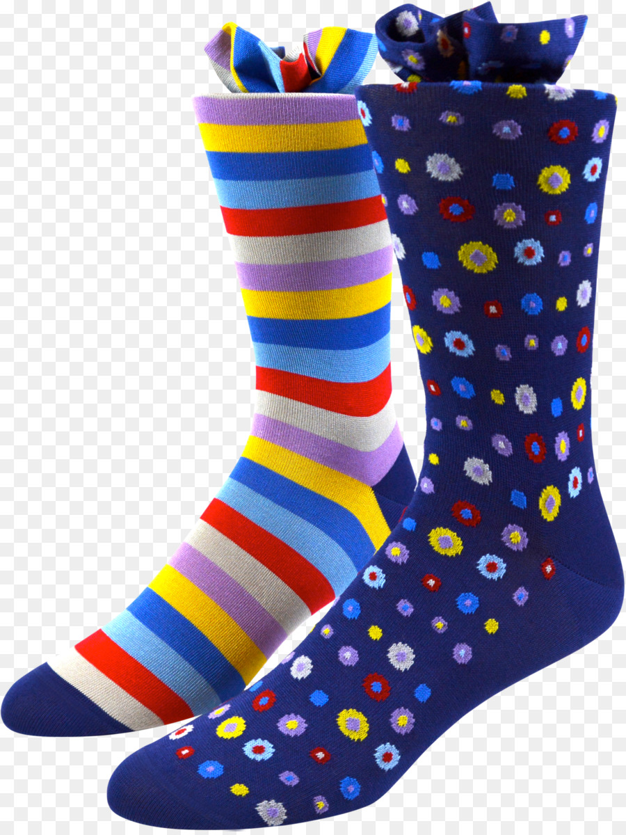 Chaussette Rayée，Coloré PNG