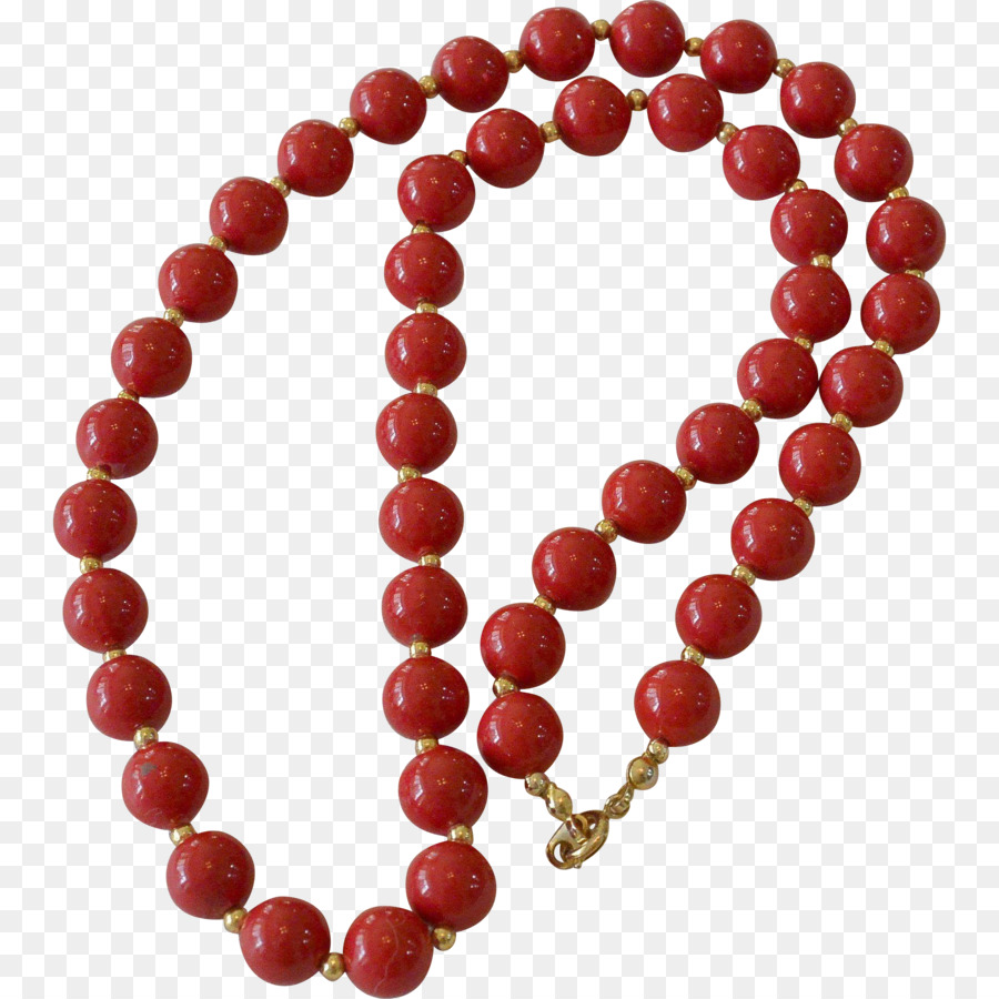 Collier De Perles Rouges，Accessoire PNG