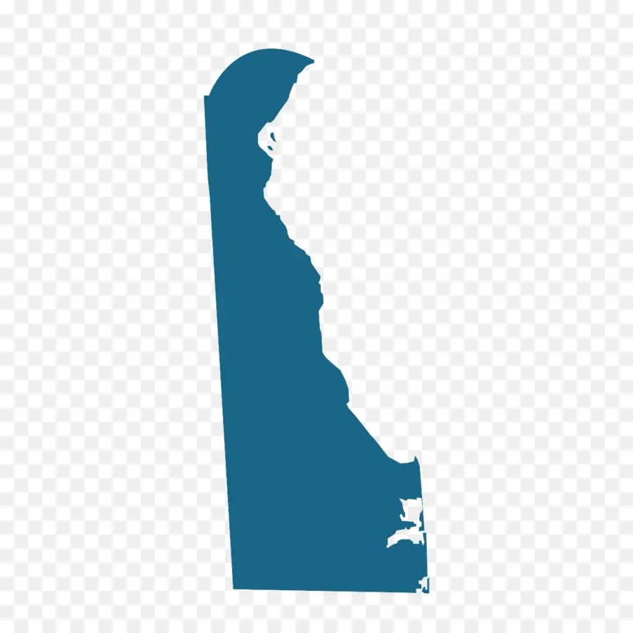 Carte Du Delaware，État PNG