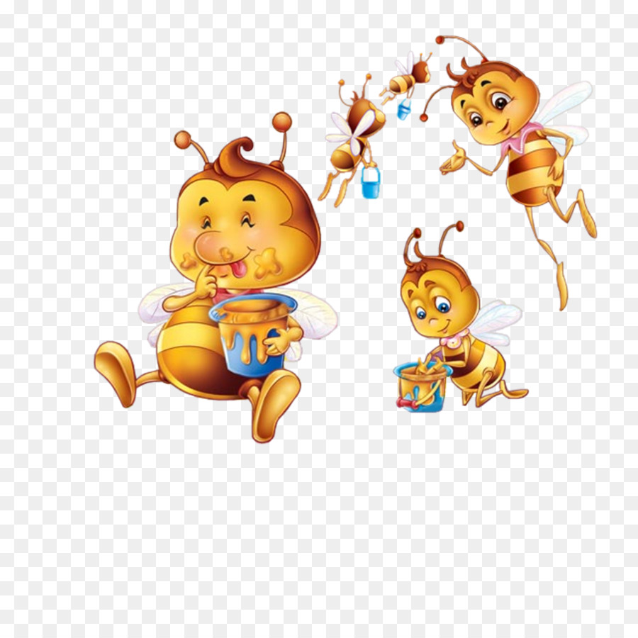 Abeille，Miel PNG