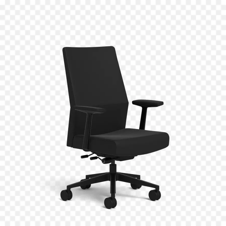 Chaise De Bureau，Noir PNG