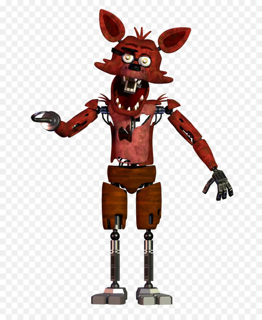 Renard Animatronique Rouge，Robot PNG