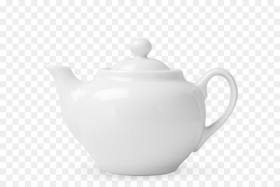 Théière Blanche，Porcelaine PNG