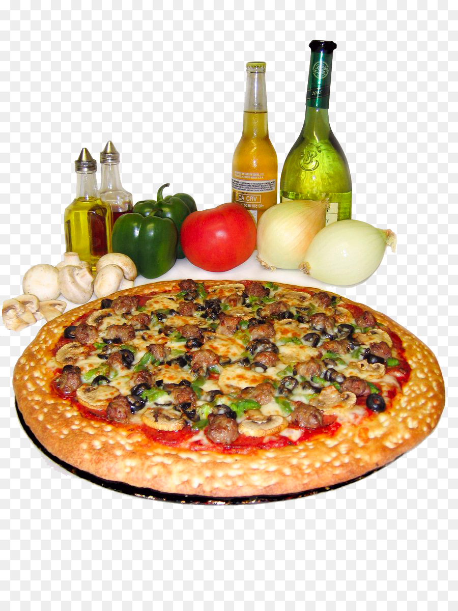 Pizza，Malbouffe PNG