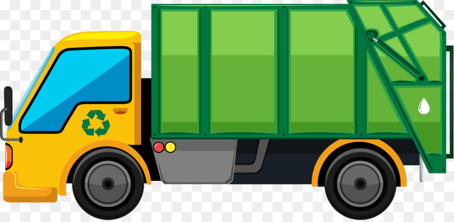 camion à ordures déchets des poubelles de déchets de papier paniers