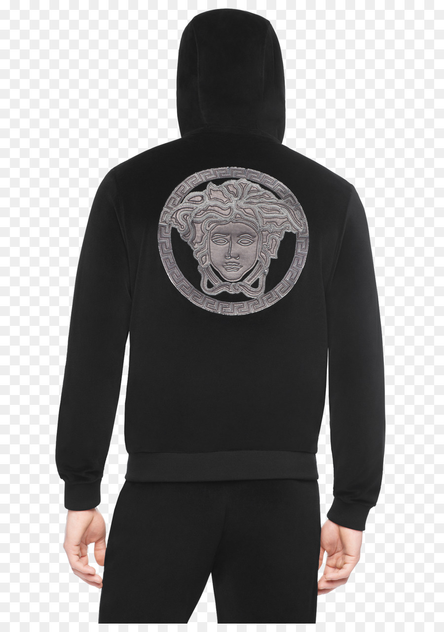 Sweatshirt à Capuche，Noir PNG