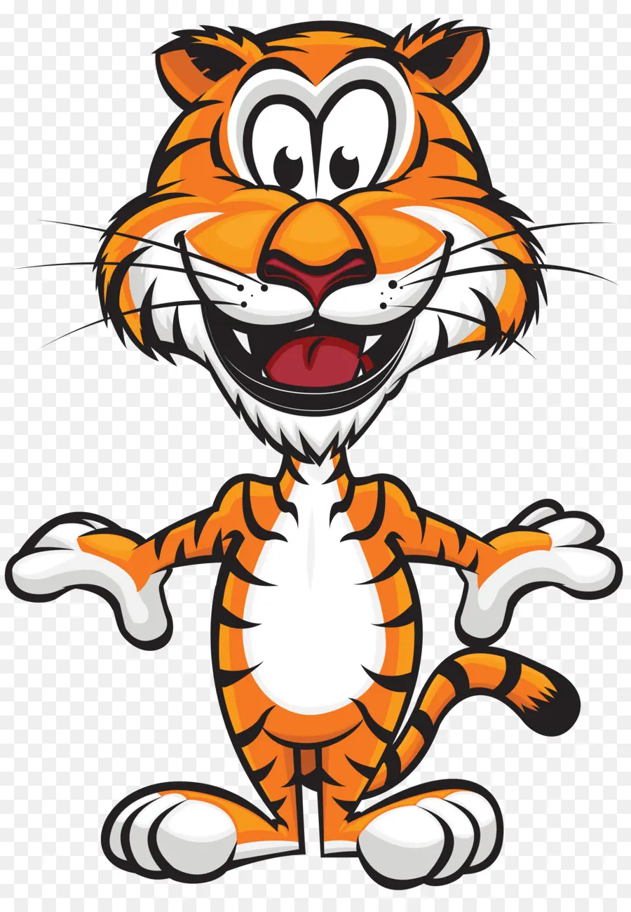 Tigre De Dessin Animé，Rayures PNG