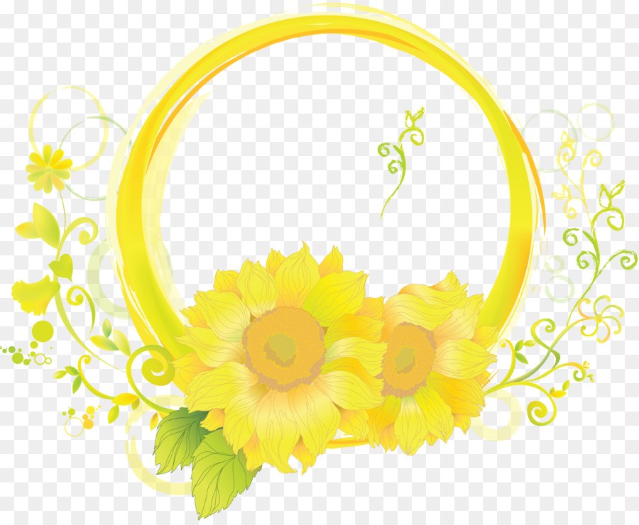 Fleurs Jaunes，Tournesol PNG