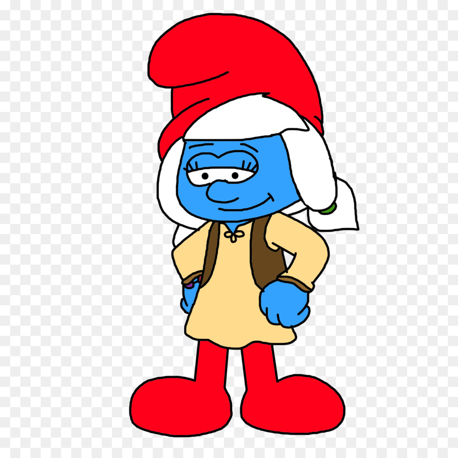 Personnage Schtroumpf，Bleu PNG