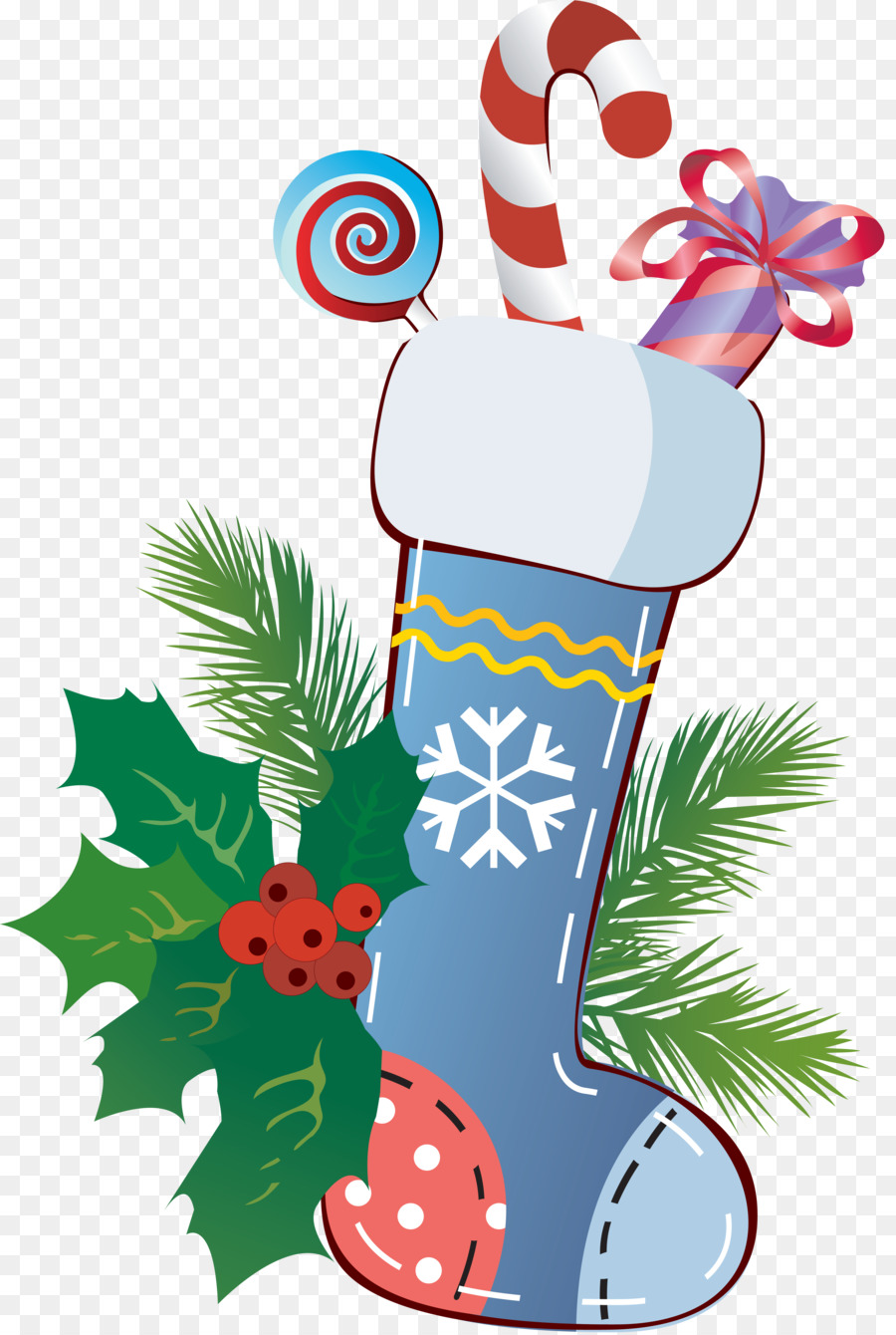 Noël，Chaussette PNG