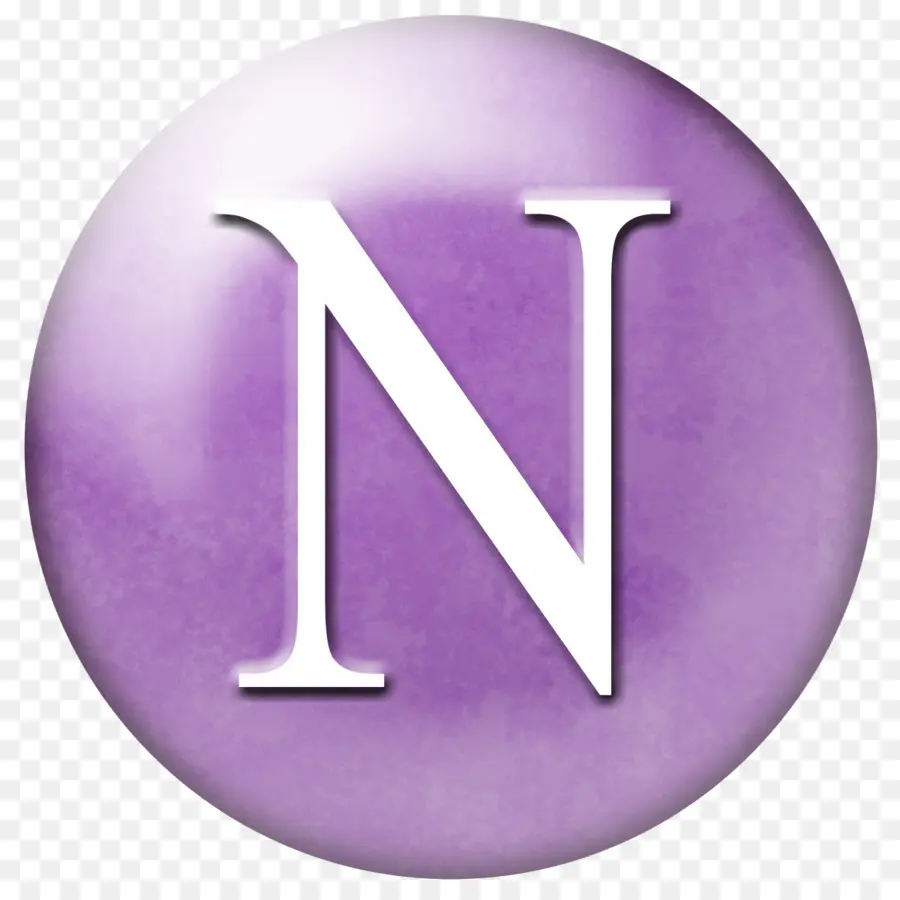 Violet N，Alphabet PNG