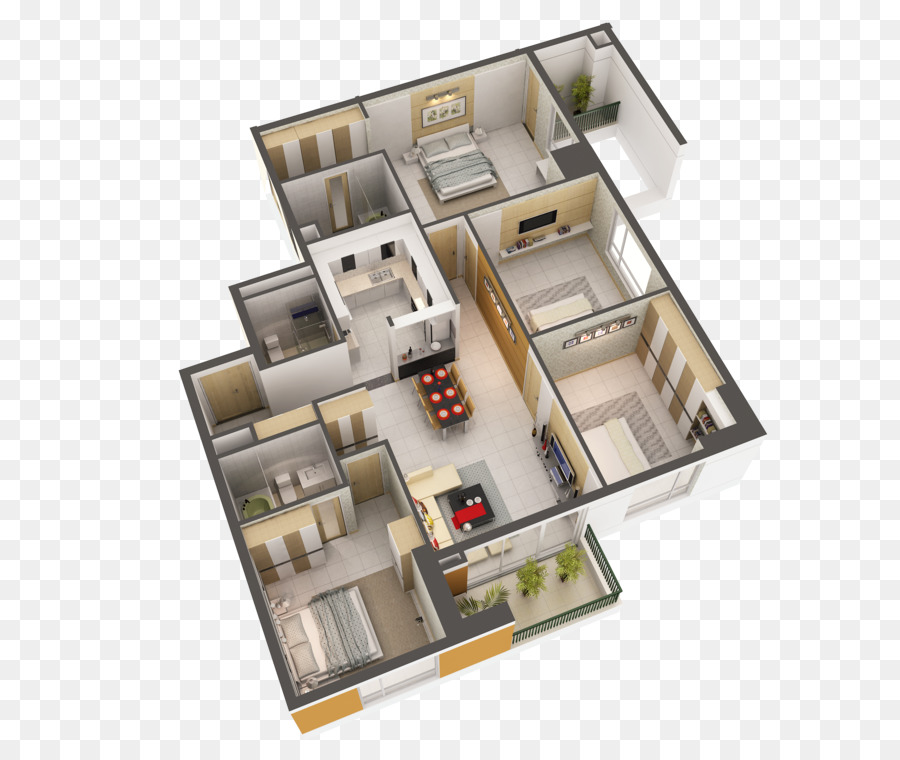 Disposition De L'appartement，Plan D'étage PNG