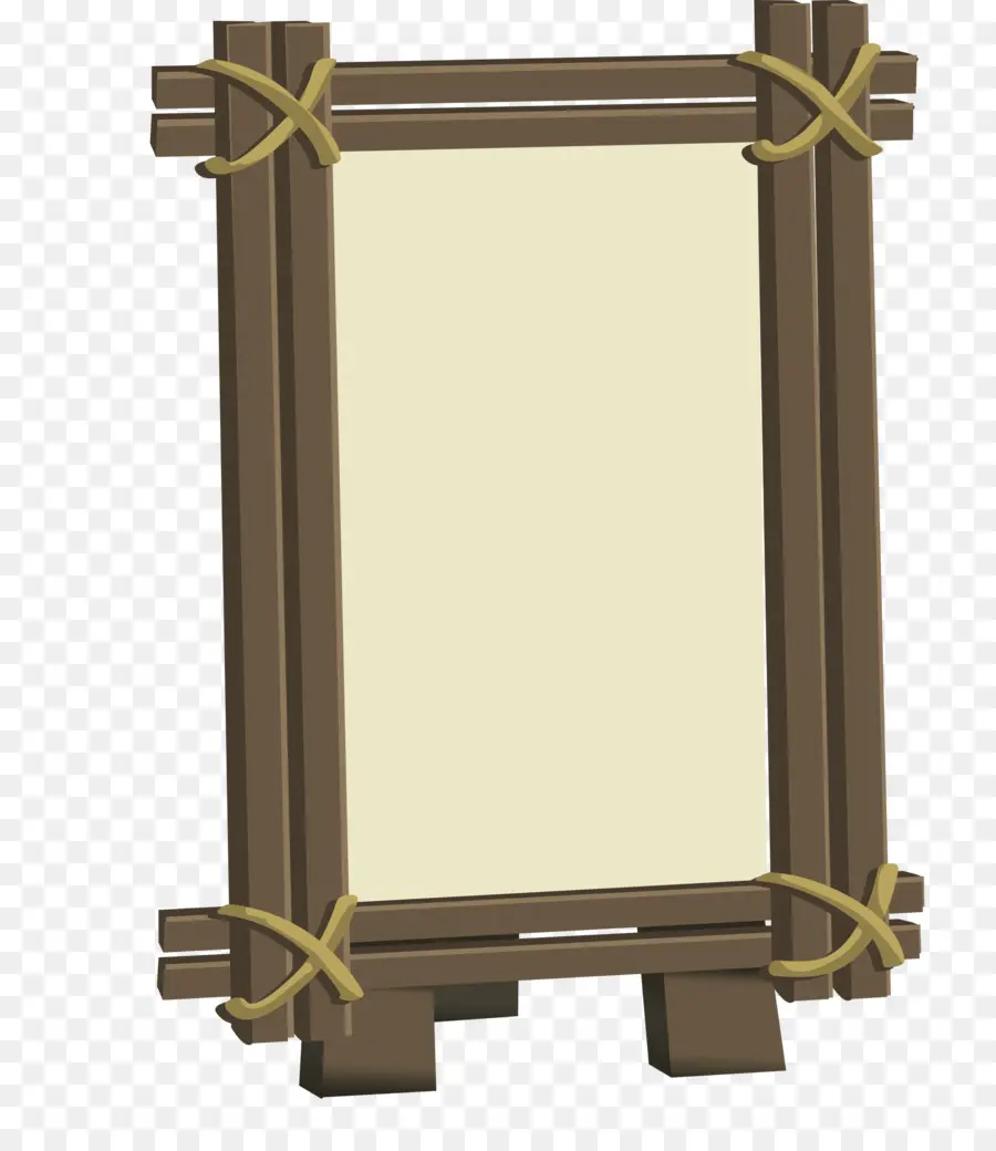 Cadre En Bois，Corde PNG