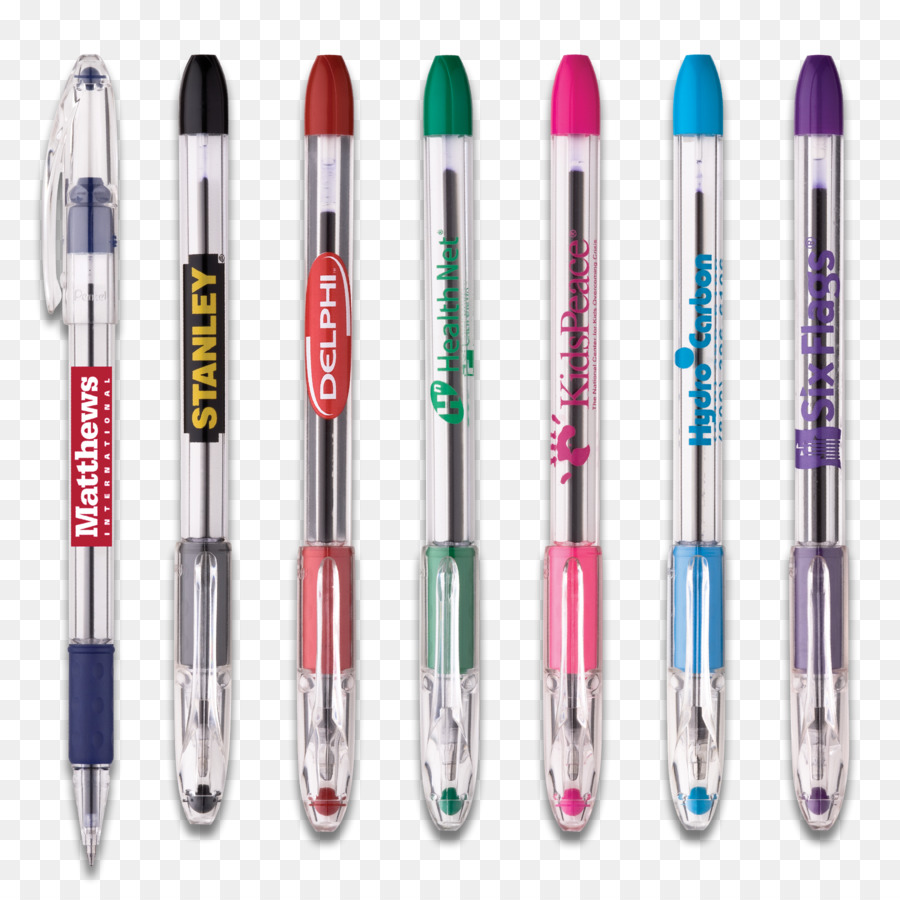 Stylos Colorés，En écrivant PNG