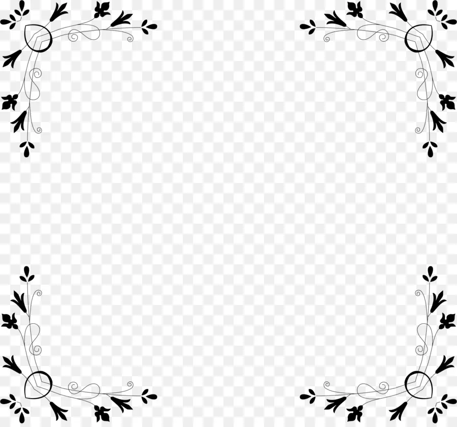 Cadre Floral，Feuilles PNG