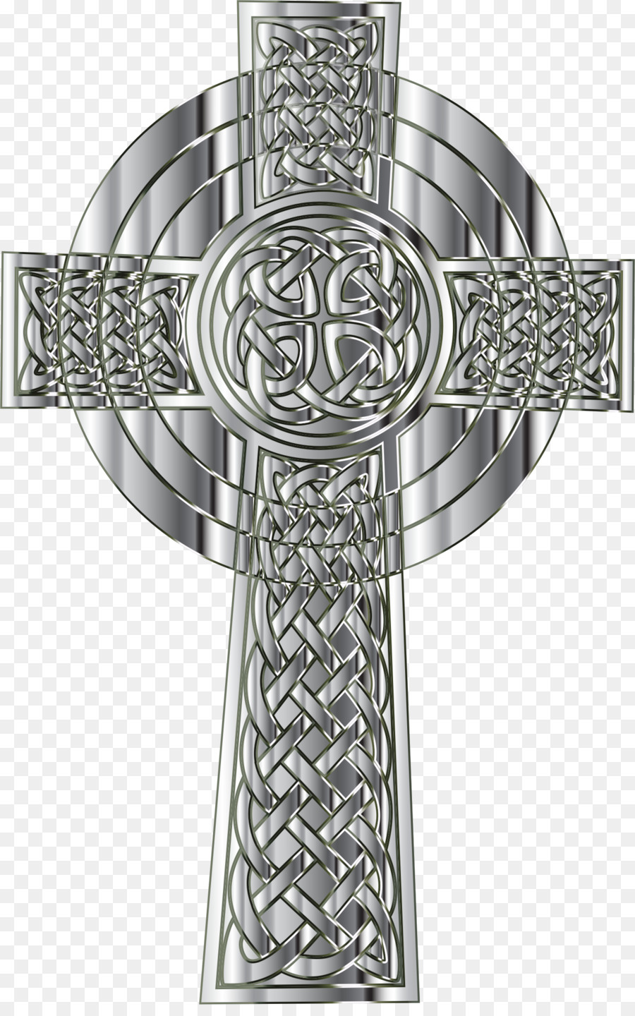 Croix Celtique，Argent PNG