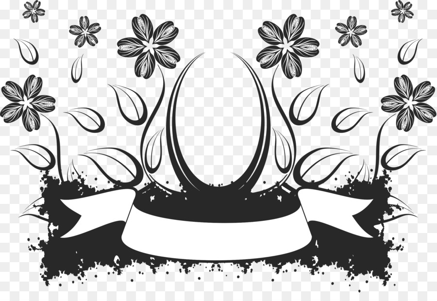 Fleur Noir Et Blanc Dessin Png Fleur Noir Et Blanc