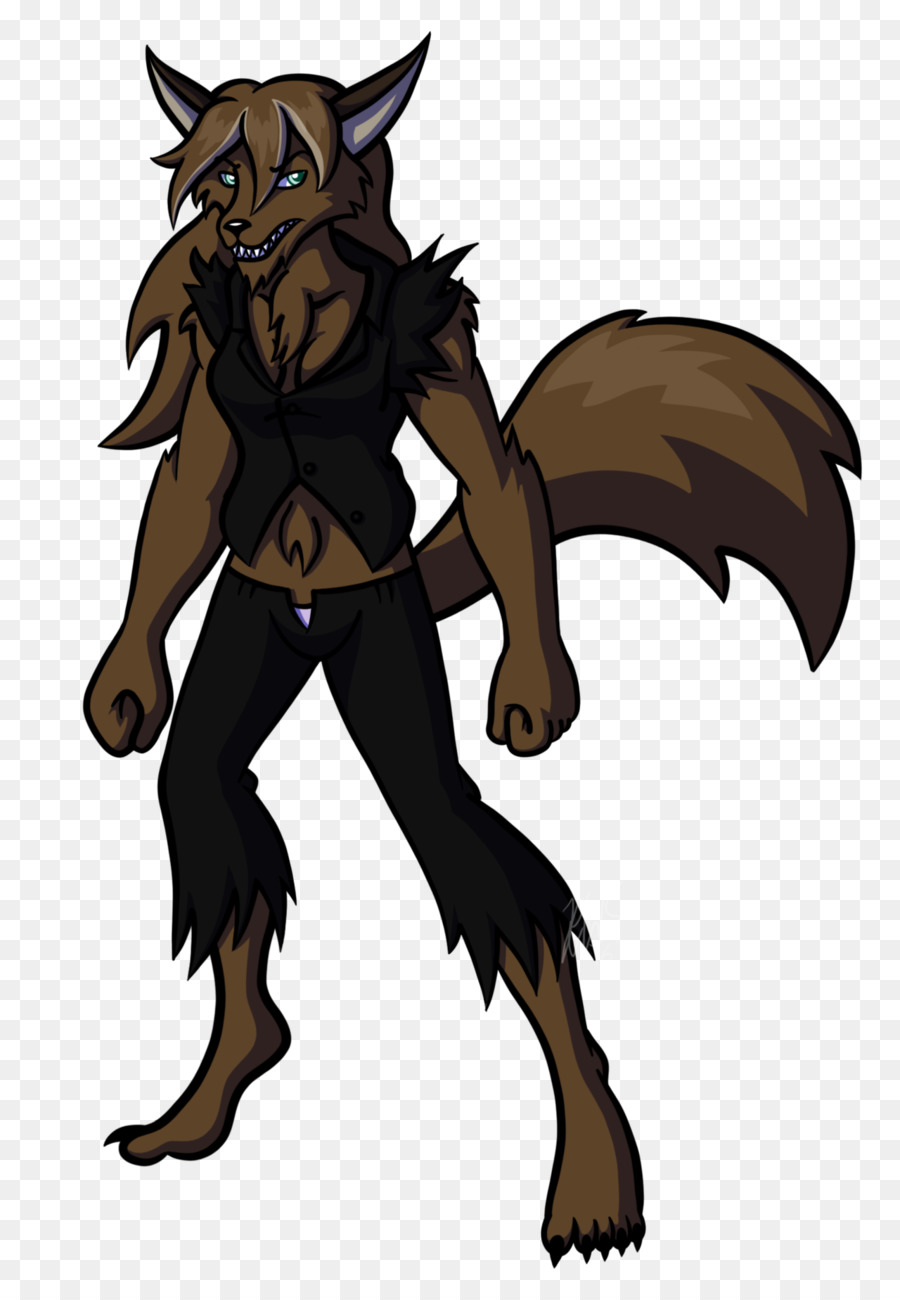 Loup Anthropomorphe，Velu PNG