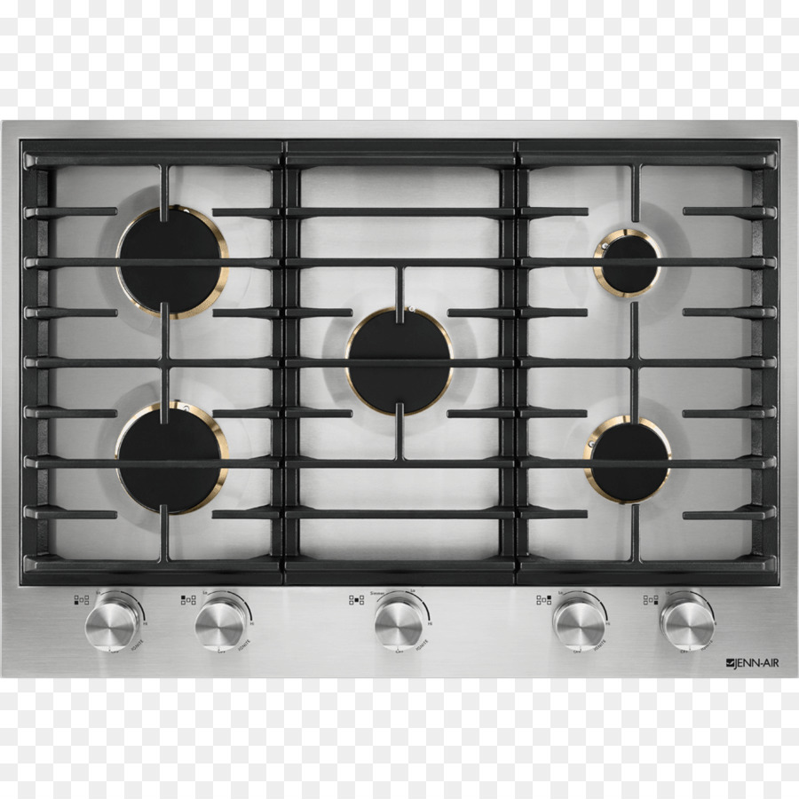 Cuisinière à Gaz En Acier Inoxydable，Brûleurs PNG