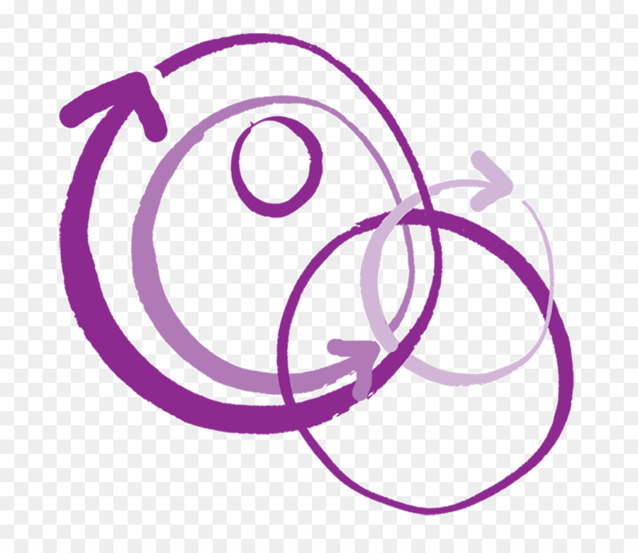 Flèches Violettes，Cercles PNG