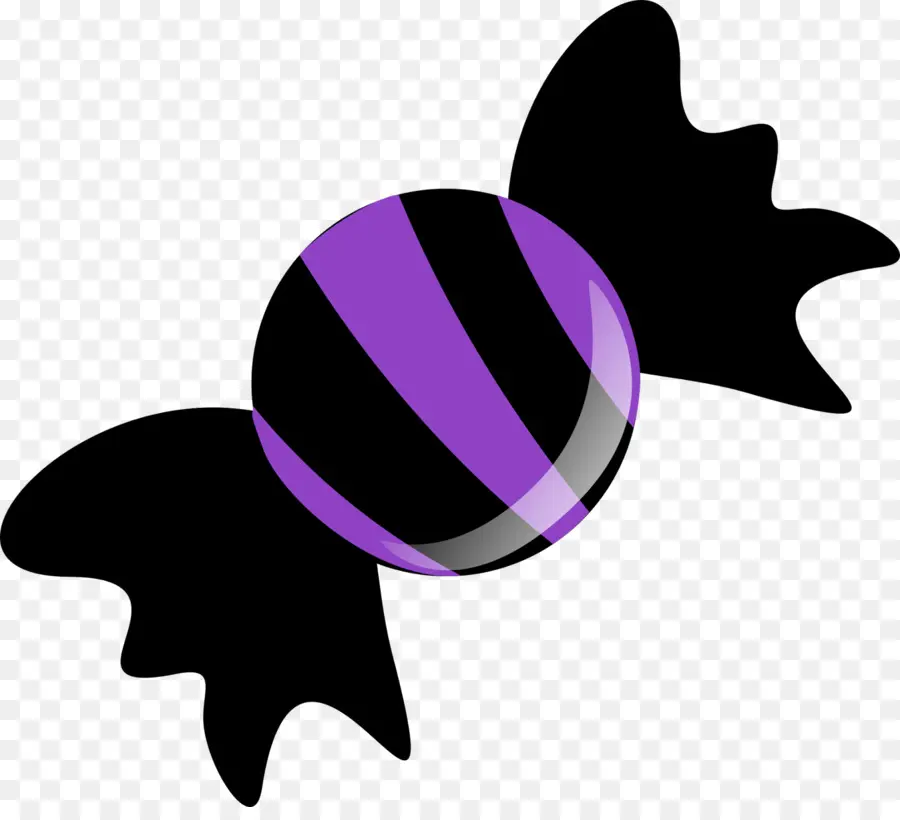 Bonbon Violet，Emballage Noir PNG