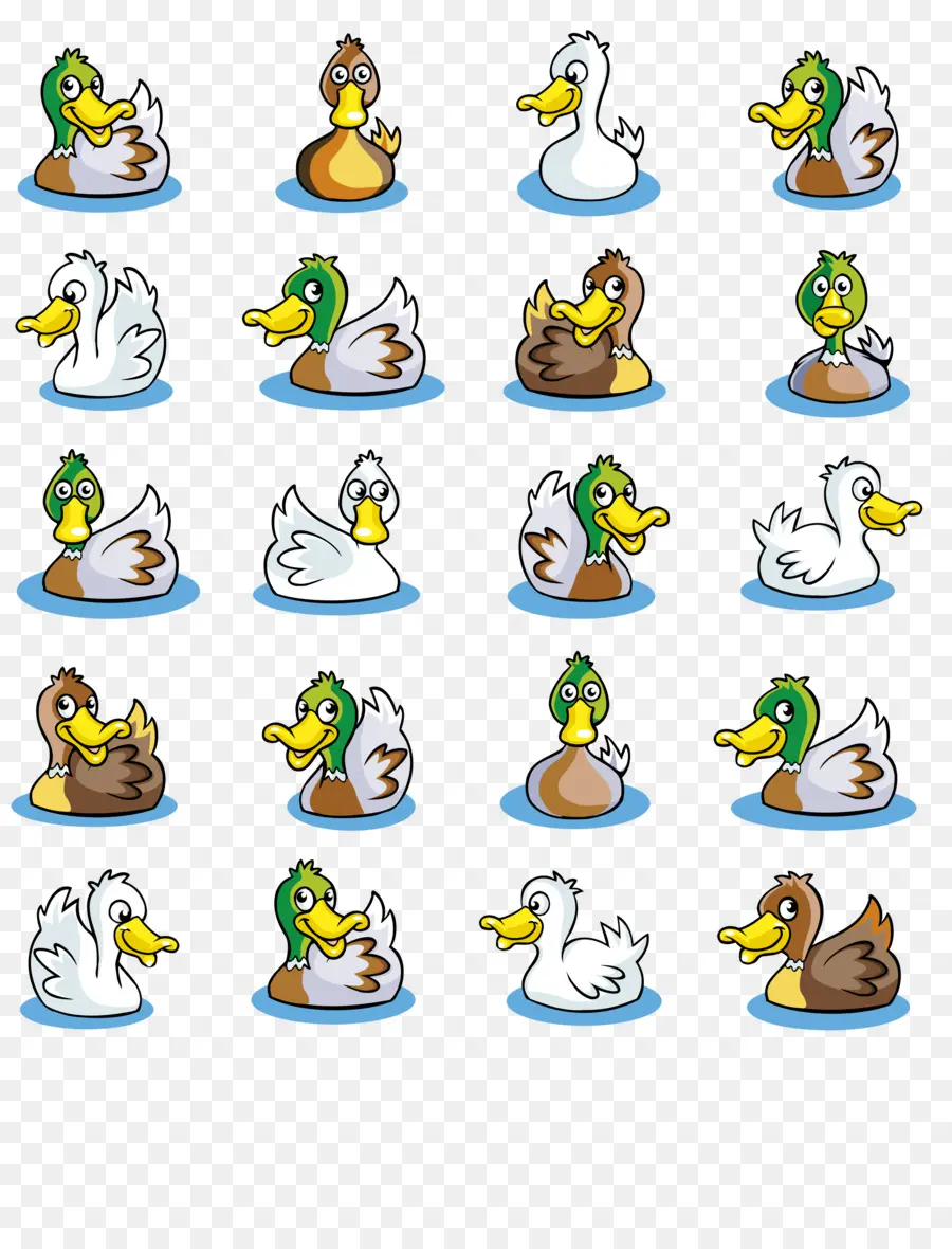 Canards De Dessin Animé，Animaux PNG