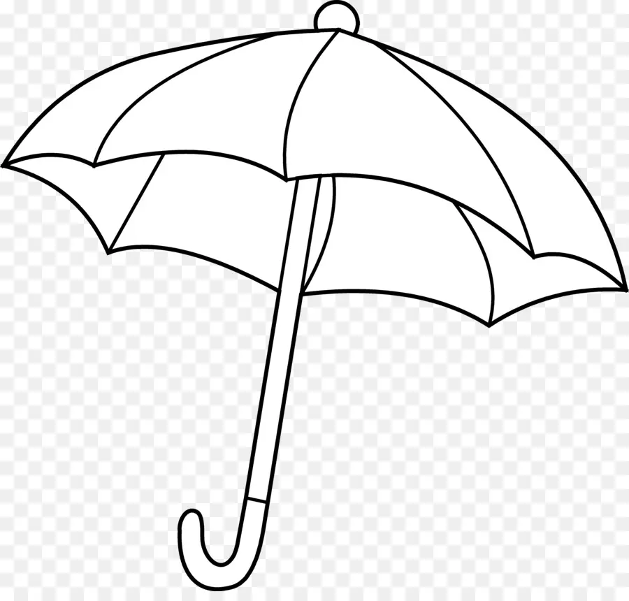Parapluie，Noir Et Blanc PNG