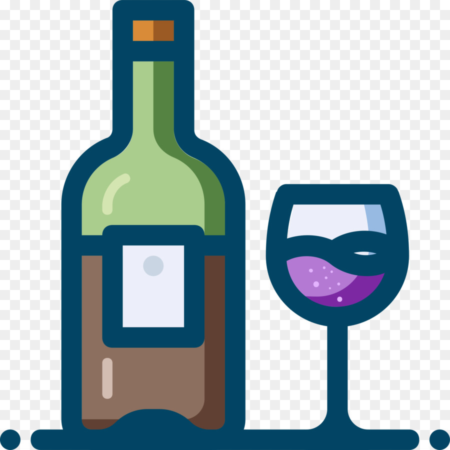 Bouteille De Vin Et Verre，Vin Rouge PNG