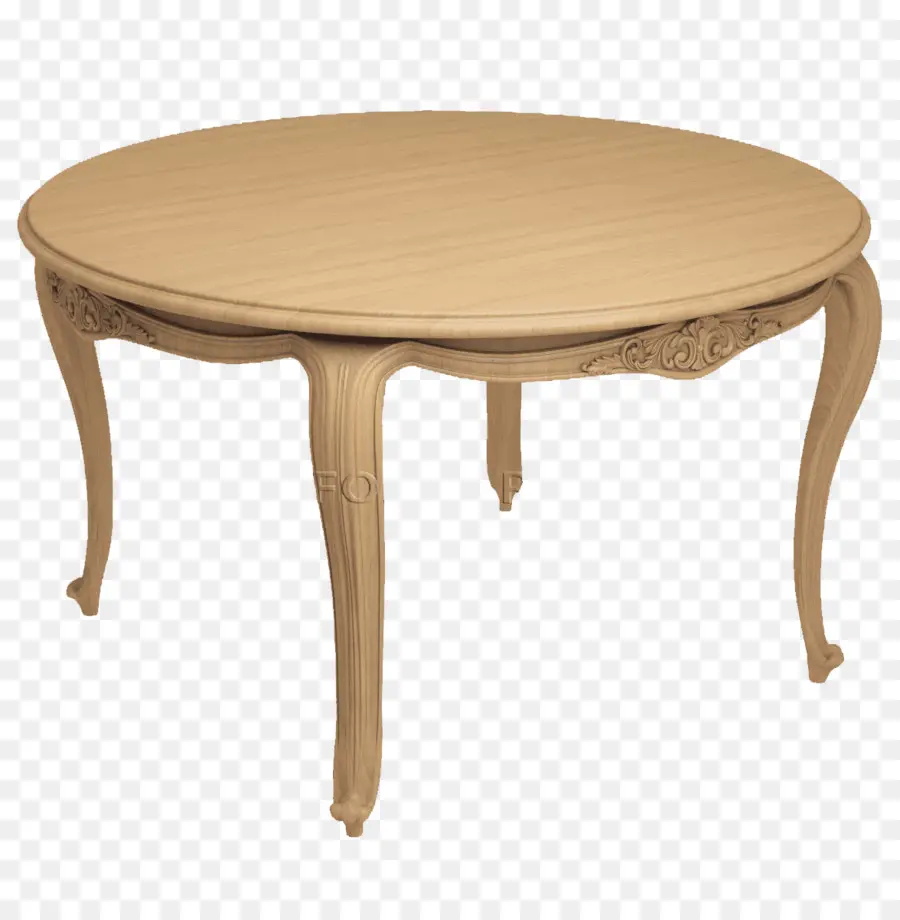 Table Ronde，En Bois PNG